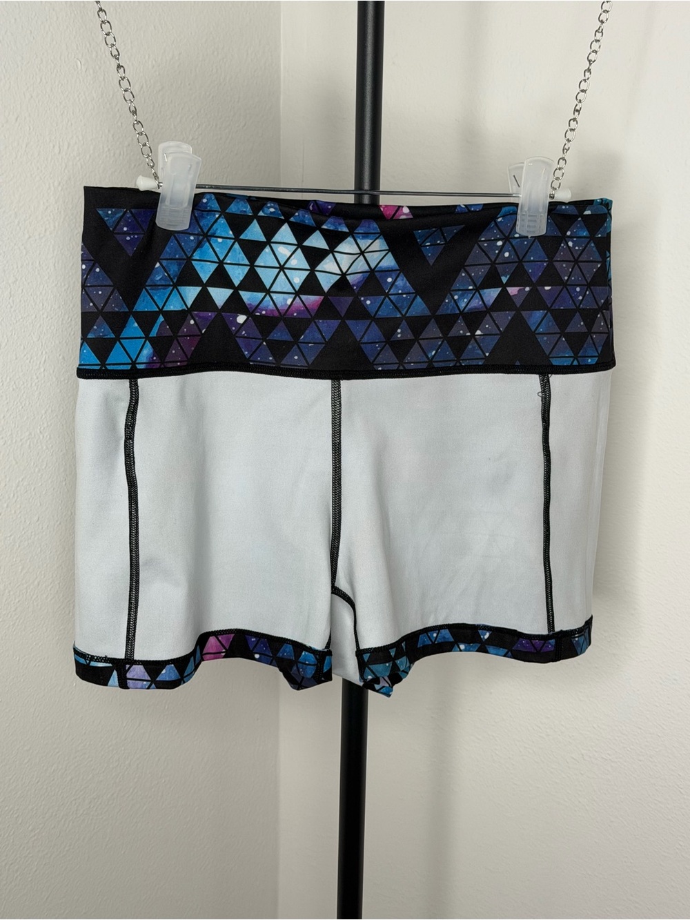 CVG Constantly Varied Gear Blue & Purple Geo Athletic Shorts 2.5” Size Small - Picture 6 of 6